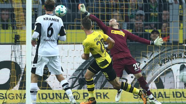 El Borussia Dortmund destroza al Gladbach, se pone líder y asusta al Madrid (6-1)