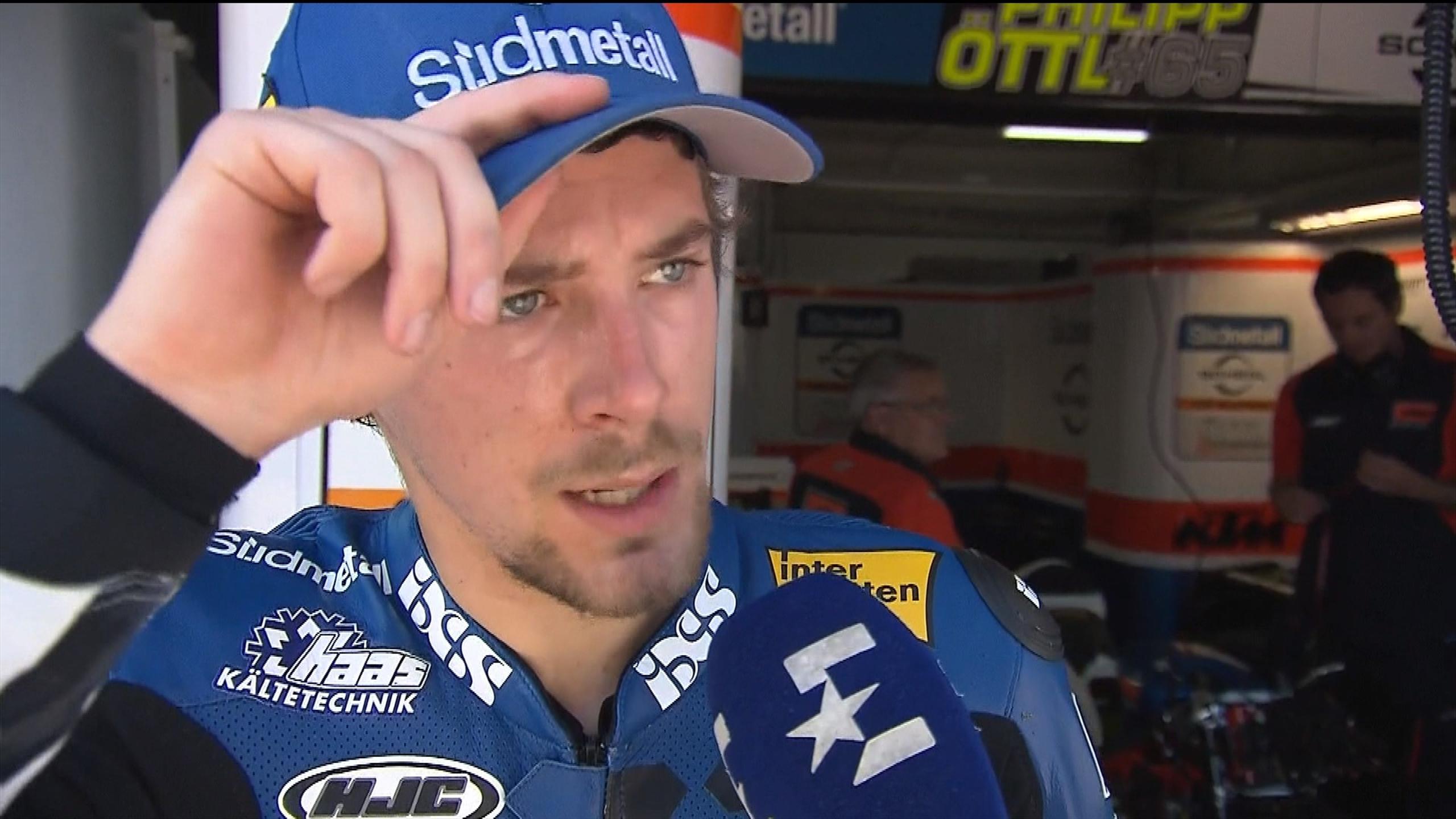 Philipp Öttl im EurosportInterview nach dem Großen Preis von Aragón
