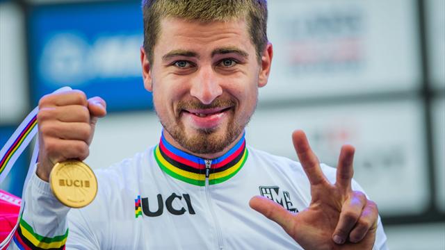 Peter Sagan re dei 3 mondi: Bergen è il record di una lunga storia iridata