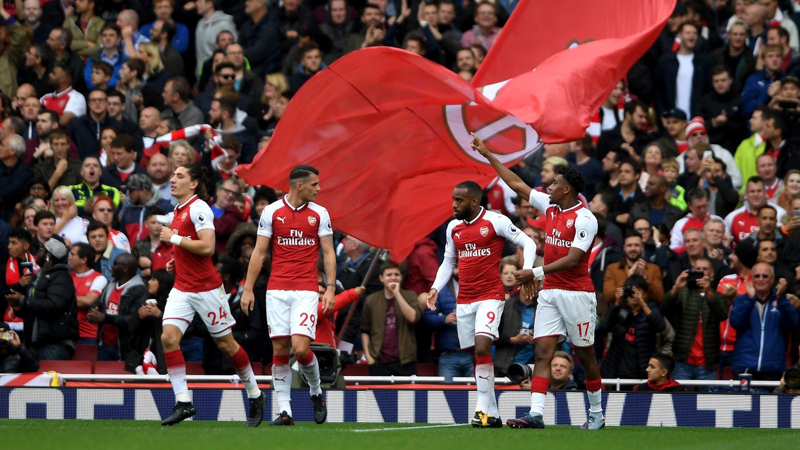 Arsenal, kazanmaya devam ediyor İngiltere Premier Ligi 20172018