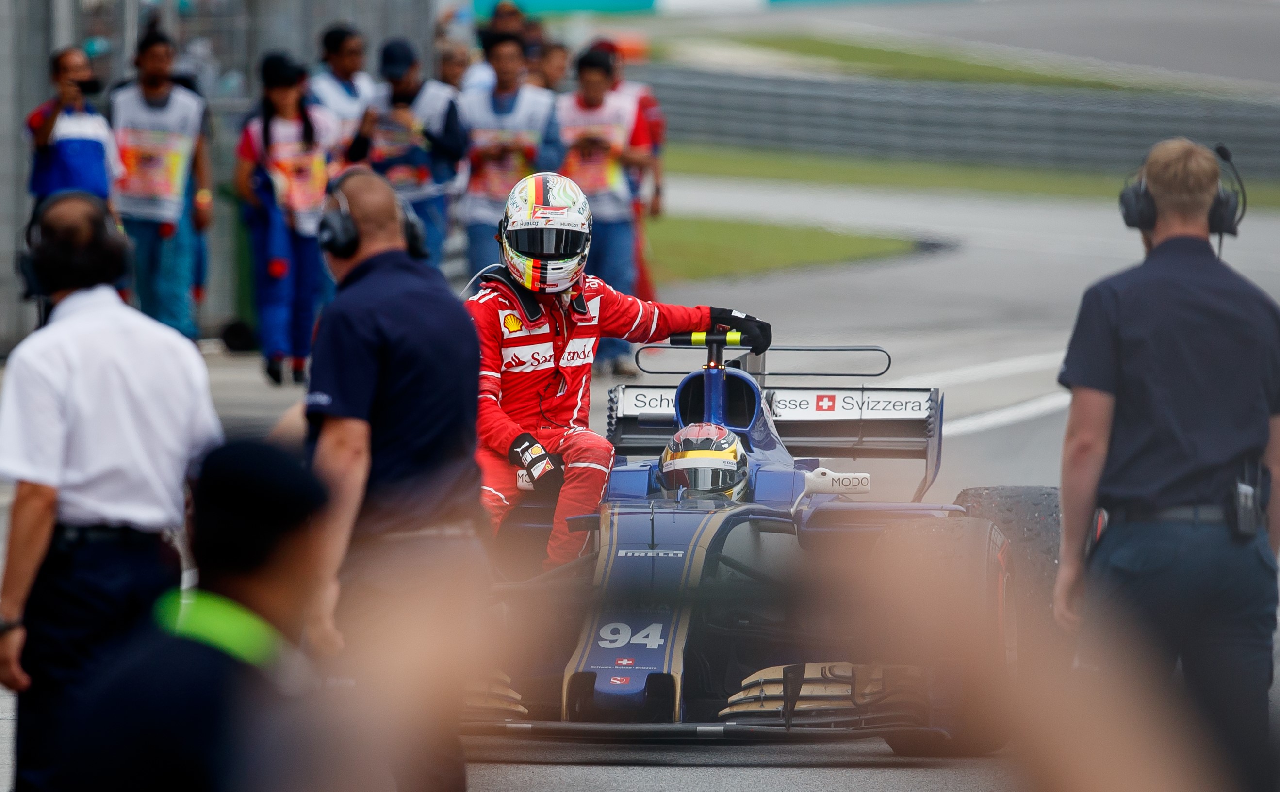 Sebastian Vettel (Ferrari) au Grand Prix de Malaisie 2017