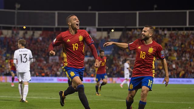 España golea a Albania (3-0) y sella su clasificación para el Mundial de Rusia 2018