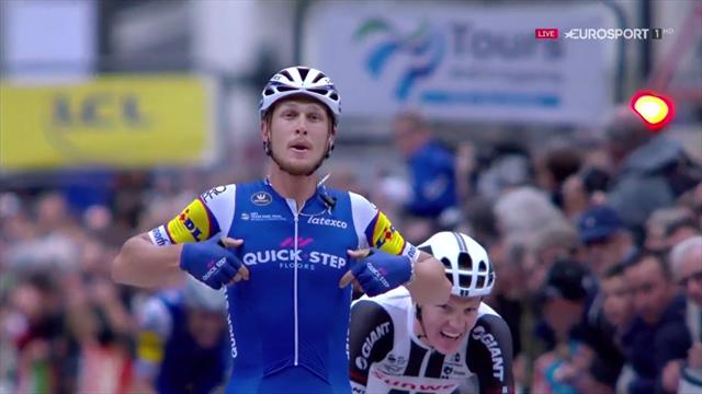 La dernière classique de la saison est pour Trentin et Quick-Step