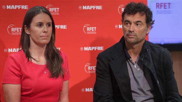 Sergi Bruguera y Anabel Medina presentados como capitanes: El sueño compartido de dirigir a España