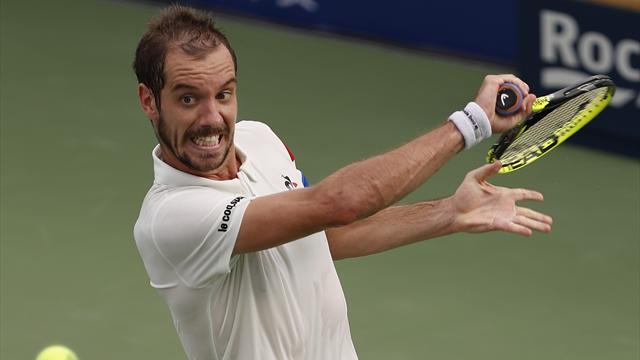 Gasquet a bataillé ferme pour retrouver Federer