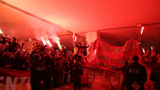 Galatasaray kafilesi Konya'da