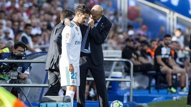 Isco de retour dans le groupe de Zidane