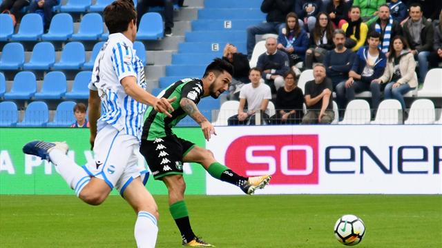 Politano regala al Sassuolo il derby con la Spal e tre punti d'oro