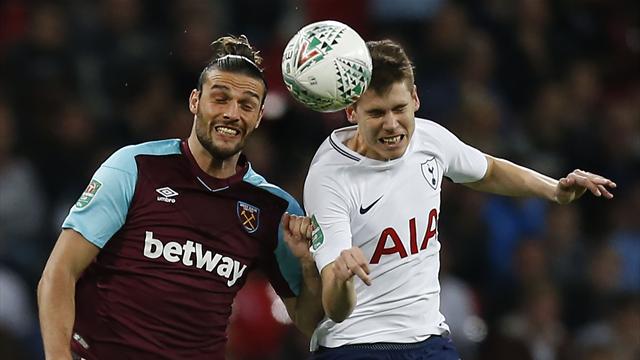 Spurs issue life bans to two fans for throwing urine at West Ham supporters