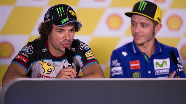 Valentino Rossi celebra Franco Morbidelli: "Fiero di lui, andrà forte anche in MotoGP"