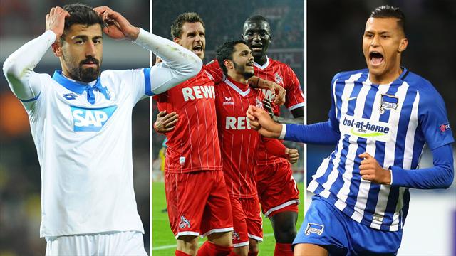 Last-Minute-Fluch, Tor-Spektakel, Hertha-Bubis: 3 Dinge, die beim deutschen Trio auffielen