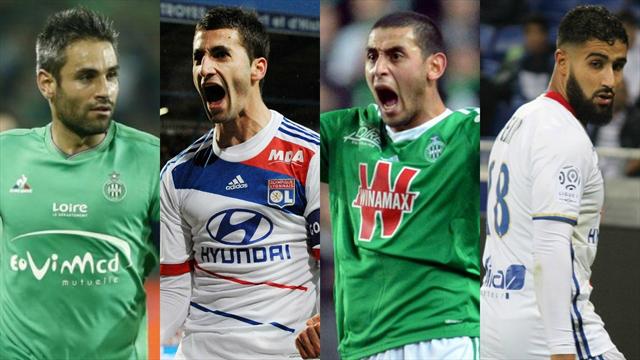 Perrin, Gonalons, Ghoulam… Votre onze des joueurs formés à l’ASSE et à l’OL