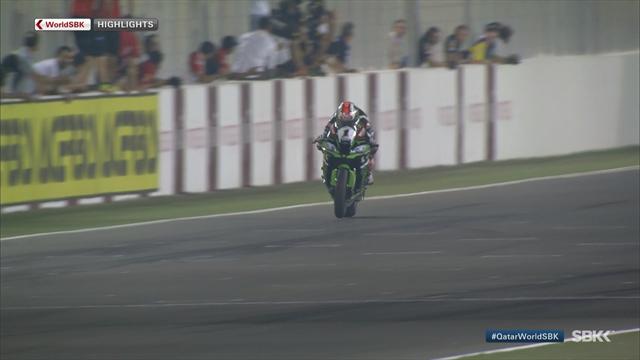 Highlights: Qatar, Race 2 - Rea clinches points record, Davies takes second in championship Highlights: Qatar, Race 2 - Rea clinches points record, Davies takes second in championship