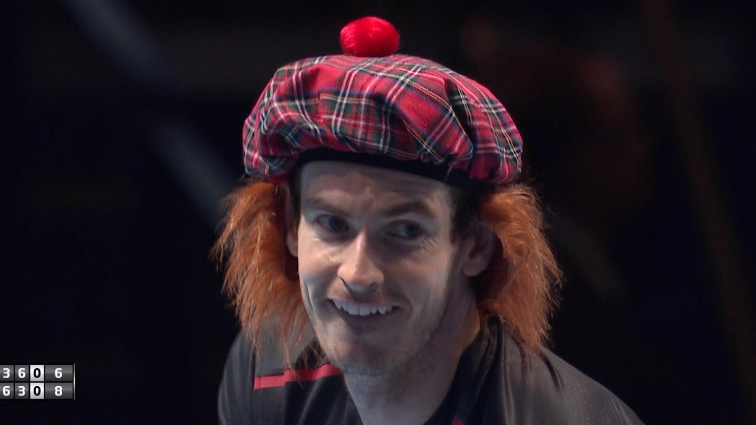 'He's really in character now!' Andy Murray dons See You Jimmy hat