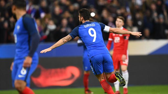 Avec un peu de chance, Giroud a scellé le succès de la France avec son 29e but en bleu