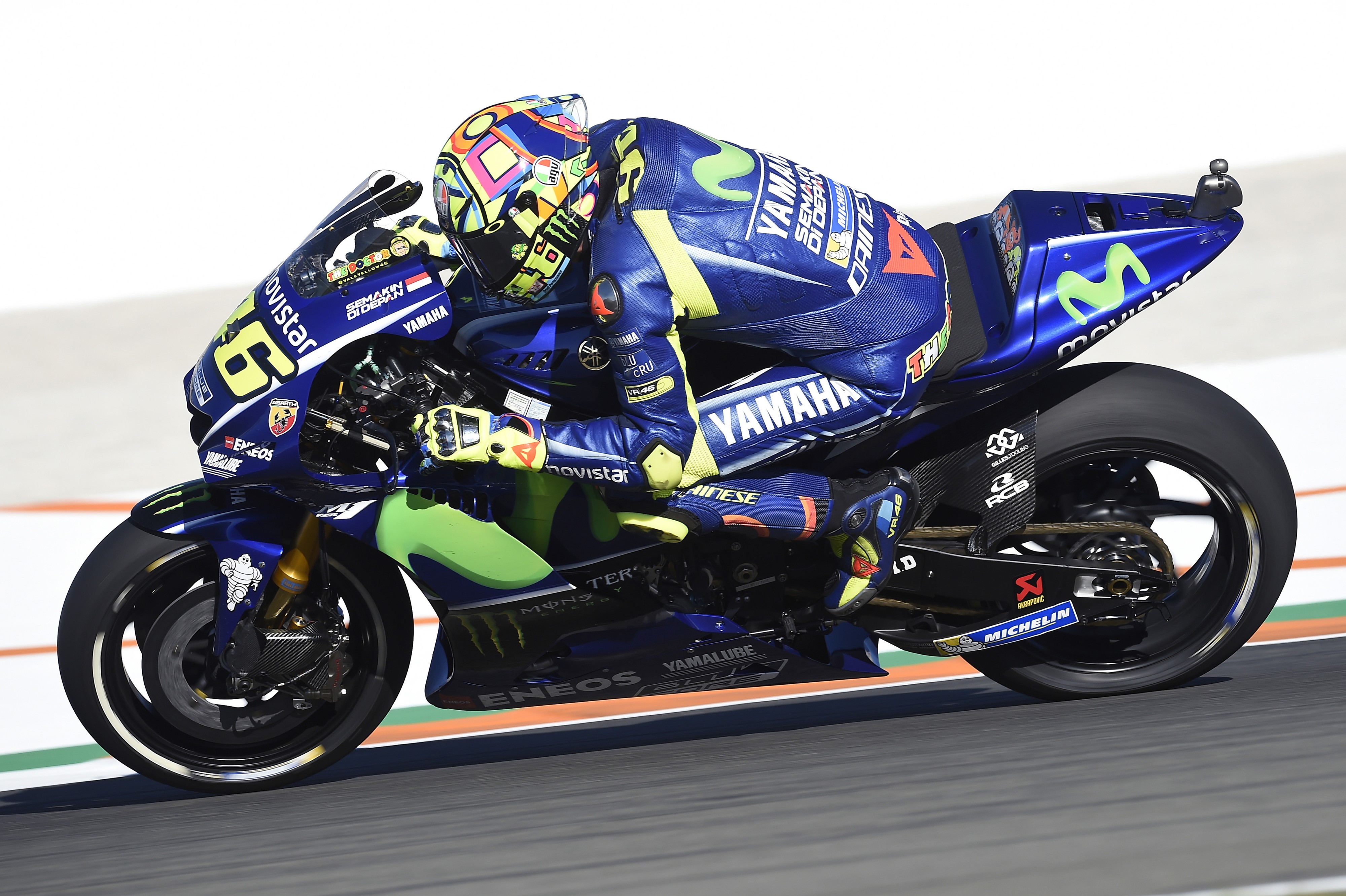 Valentino Rossi (Yamaha Factory) au Grand Prix de Valence 2017