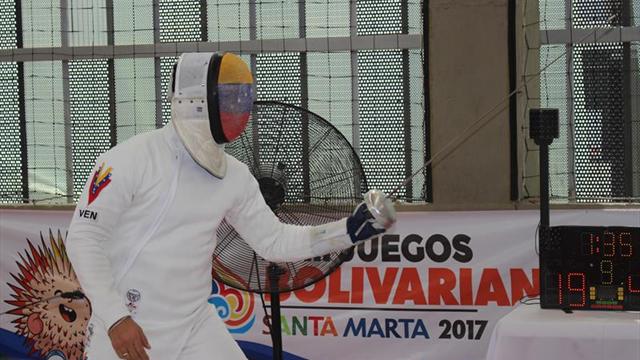 Venezuela captura las dos primeras medallas de oro en esgrima