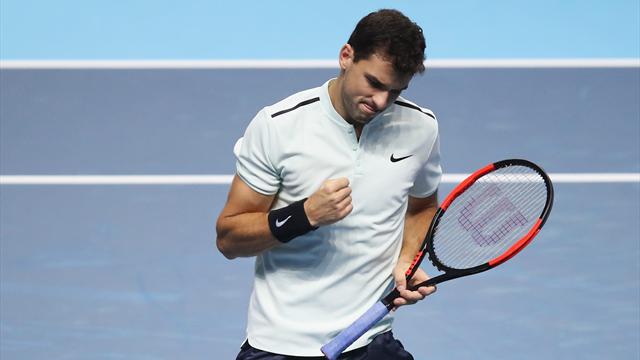ATP Finals 2017, Thiem-Dimitrov: Aviso a Nadal (3-6, 7-5 y 5-7)