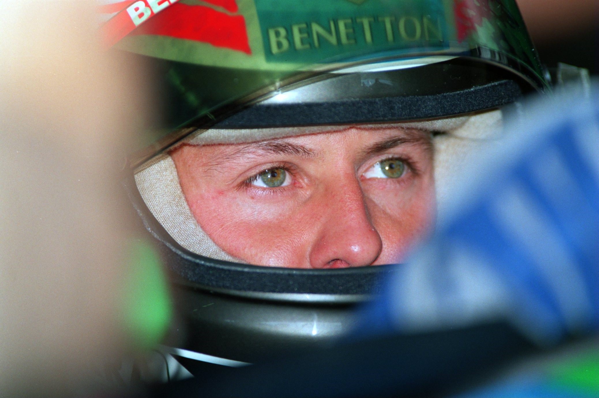 Michael Schumacher (Benetton) au Grand Prix de Grande-Bretagne 1994