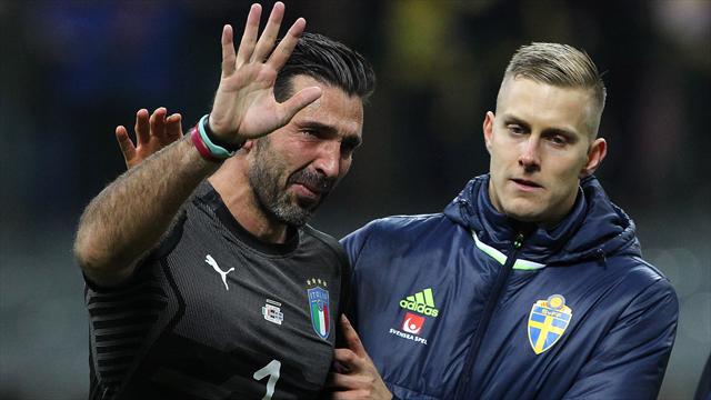 En larmes, Buffon demande "pardon" à l'Italie