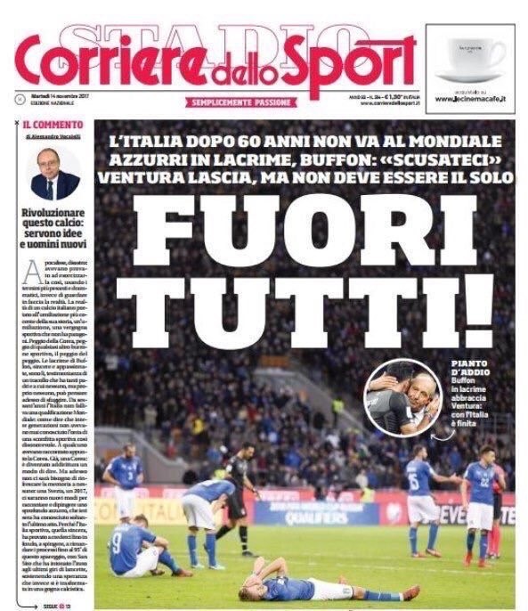 Pressestimmen: Das Titelblatt des "Corriere dello Sport"