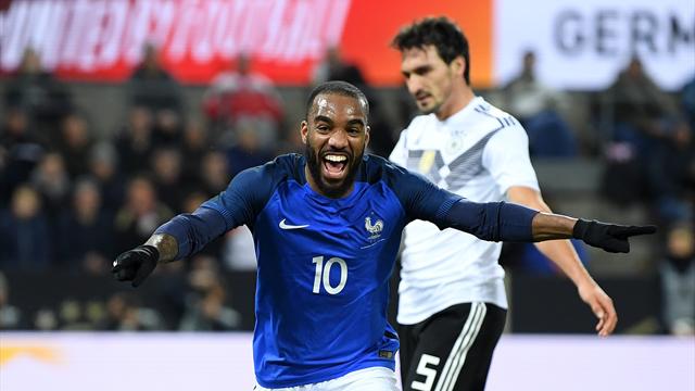 Lacazette a et s’est régalé : les quatre buts de cet Allemagne-France