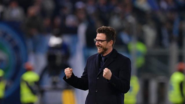 Di Francesco: "Miglior difesa del campionato, che orgoglio" Di Francesco: "Miglior difesa del campionato, che orgoglio"