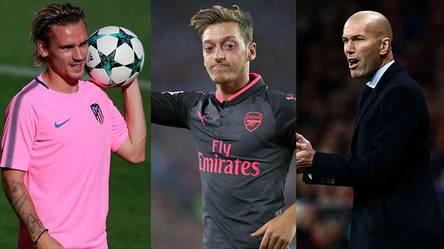 Griezmann, Ozil y el sorprendente optimismo de Zidane, los nombres del día Griezmann, Ozil y el sorprendente optimismo de Zidane, los nombres del día