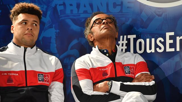 Noah : « Si j’ai sélectionné Tsonga, c’est que j’ai en tête de le faire jouer… »