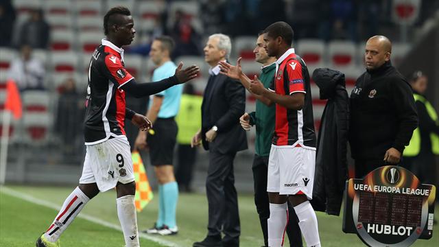 Nizza mit Balotelli-Doppelpack weiter, auch Salzburg und Östersund durch