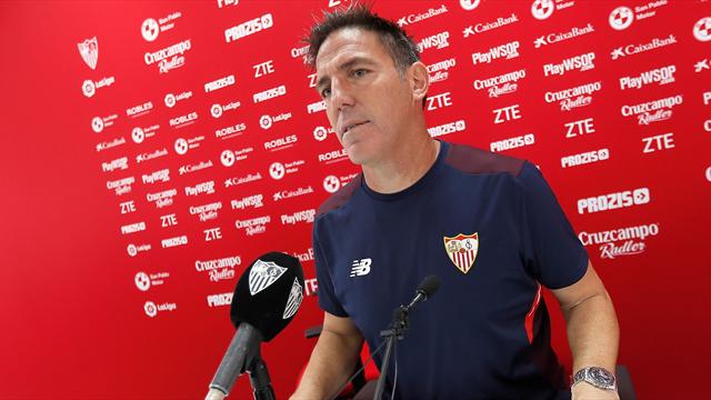 La llegada de Eduardo Berizzo al Sánchez-Pizjuán La llegada de Eduardo Berizzo al Sánchez-Pizjuán