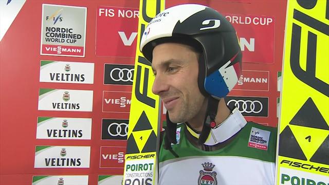 Ruka : Entrevista con Maxime Laheurte tras ganar en Salto de Trampolín Ruka : Entrevista con Maxime Laheurte tras ganar en Salto de Trampolín