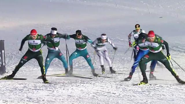 Nordische Kombination Ruka: Hammer-Finish von Rydzek und Frenzel Nordische Kombination Ruka: Hammer-Finish von Rydzek und Frenzel