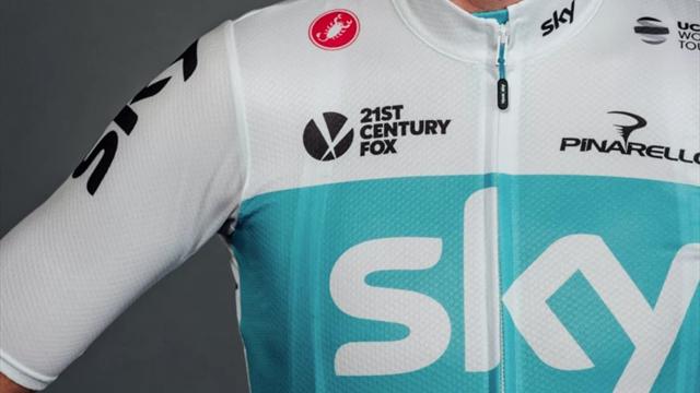 El Team Sky cambia el negro por el blanco en su maillot para 2018 El Team Sky cambia el negro por el blanco en su maillot para 2018