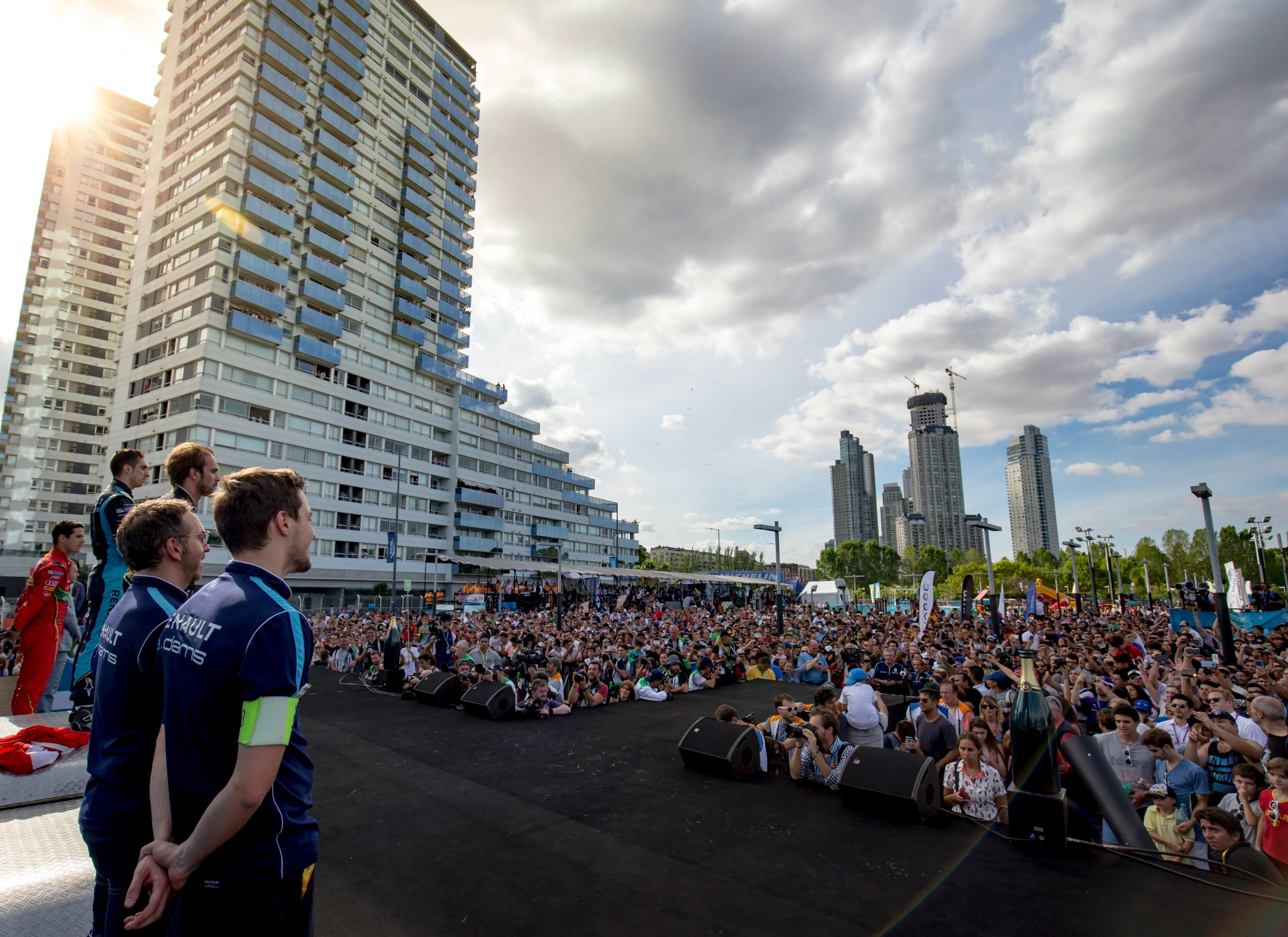 Podium de l'ePrix de Buenos Aires 2016