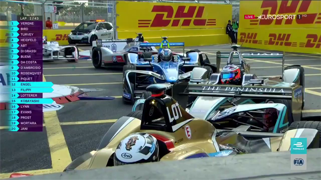 Pile-up brings Hong Kong race one to a standstill Pile-up brings Hong Kong race one to a standstill