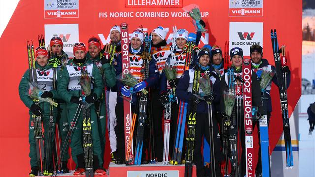 La France et Lamy-Chappuis sur le podium, La Norvège domine l'Allemagne