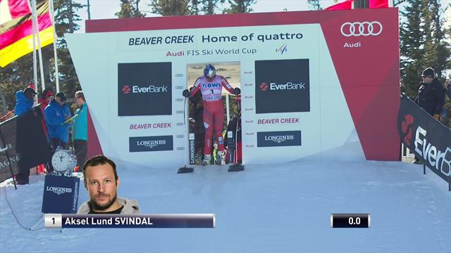 Descenso de Beaver Creek: Triunfo a lo grande de un Svindal que hace historia Descenso de Beaver Creek: Triunfo a lo grande de un Svindal que hace historia