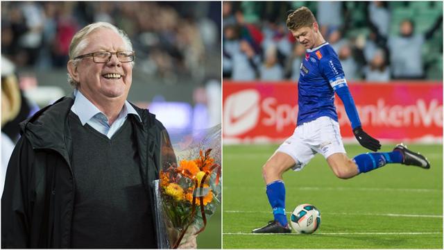 Eggen hyller barnebarnet etter Ranheim-opprykk