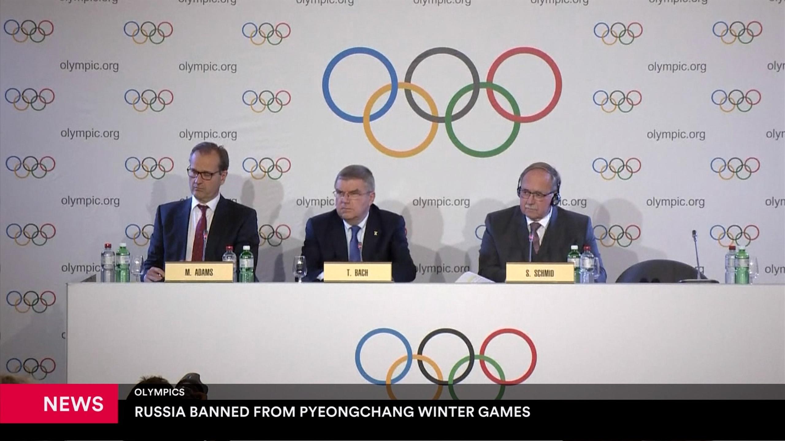 Russia banned from Olympics Olympics video Eurosport