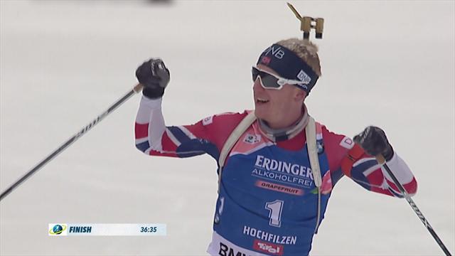 Une belle passe d'armes puis un craquage de Fourcade : le résumé de la poursuite Une belle passe d'armes puis un craquage de Fourcade : le résumé de la poursuite