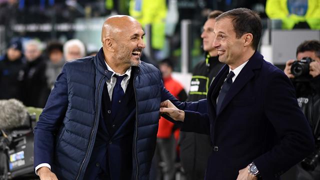 Allegri: "Io e Spalletti? Diversi, ma tra poco anch'io non avrò più i capelli" Allegri: "Io e Spalletti? Diversi, ma tra poco anch'io non avrò più i capelli"