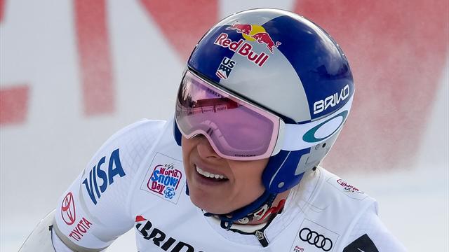 Touchée au dos, Vonn a déclaré forfait avant l'annulation du combiné