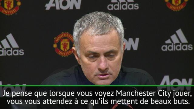 Mourinho : "Les buts de City sont scandaleux" Mourinho : "Les buts de City sont scandaleux"