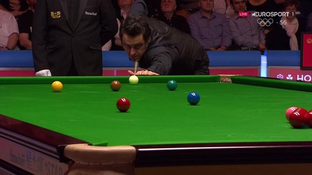 "No sé si prefiero meterme a una bañera con pirañas o dejar esa bola a Higgins", error de O'Sullivan "No sé si prefiero meterme a una bañera con pirañas o dejar esa bola a Higgins", error de O'Sullivan