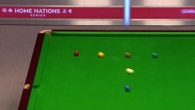 Higgins sinks incredible long red against O'Sullivan Higgins sinks incredible long red against O'Sullivan