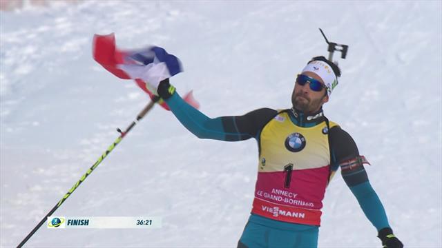 Annecy-Le Grand Bornand: Espectacular victoria de Martin Fourcade Annecy-Le Grand Bornand: Espectacular victoria de Martin Fourcade