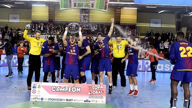 22-28. El Barcelona gana su decimotercera Copa ASOBAL