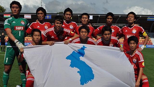 Esiste una Corea "unita" nel calcio e scenderà in campo a Londra nei Mondiali ConiFA