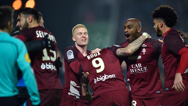 Nantes garde le cap, Angers et Metz se rebiffent
